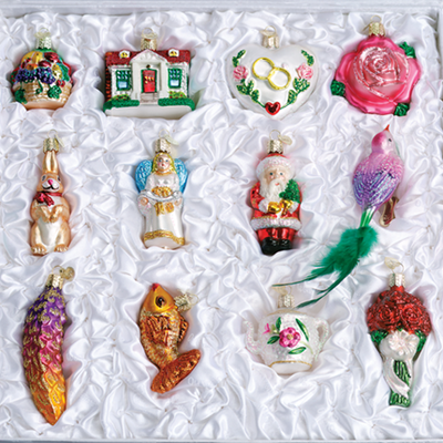 Old World Christmas The Brides Collection Glass Christmas Ornament