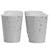  Snowflake Paper Cups  - Silver Foil, GR-Ginger Ray UK, Putti Fine Furnishings