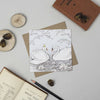 Fay's Studio Swans and Crown Greeting Card | Putti Fine Furnishings