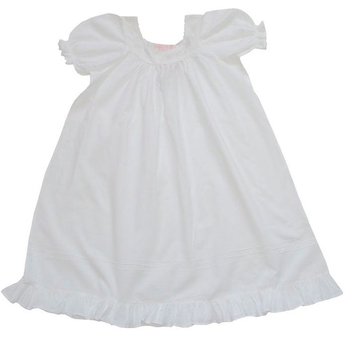 "Clementine" White Cotton Night Dress