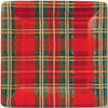 Classic Plaid Paper Plate - Dinner -  Party Supplies - Carsim Trading - Putti Fine Furnishings Toronto Canada