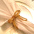  Gold Beaded Bow Napkin Rings, CT-Christmas Tradition, Putti Fine Furnishings