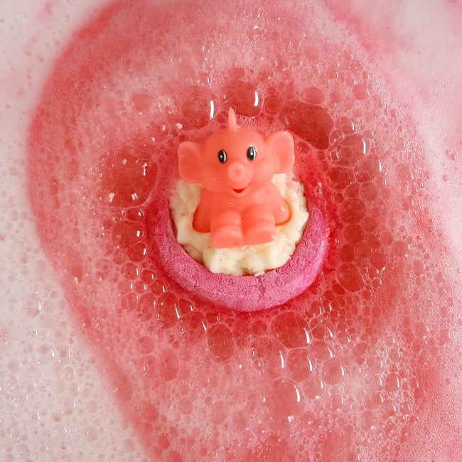 Bomb Cosmetics UK Pink Elephants & Lemonade Bath Blaster Putti Canada