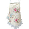 Miss Rose Sister Violet Child's White Posy Bell Apron, MRSV-Miss Rose Sister Violet, Putti Fine Furnishings