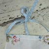 Miss Rose Sister Violet Child's White Posy Bell Apron, MRSV-Miss Rose Sister Violet, Putti Fine Furnishings