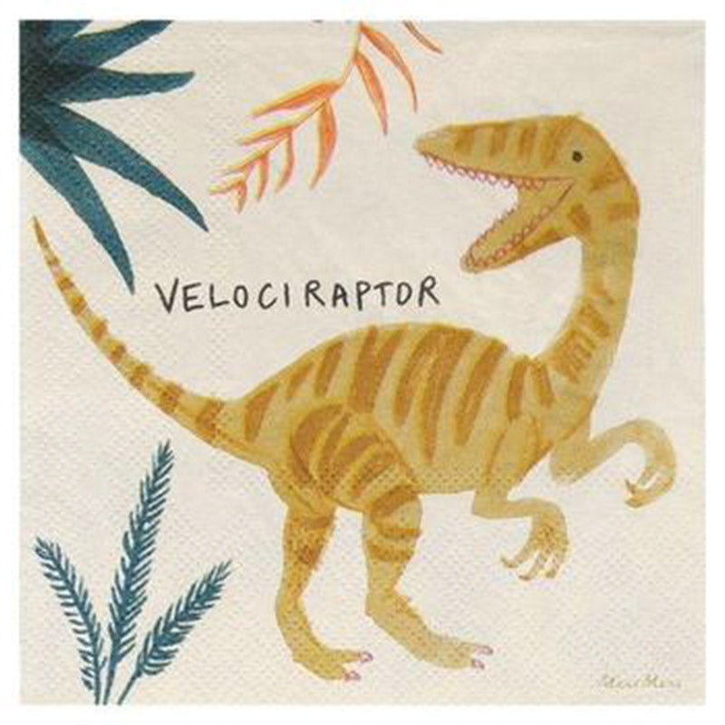 Dinosaur Kingdom Small Napkin | Putti Party Supplies 