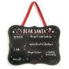 Demdaco Dear Santa Chalkboard | Putti Christmas Decorations