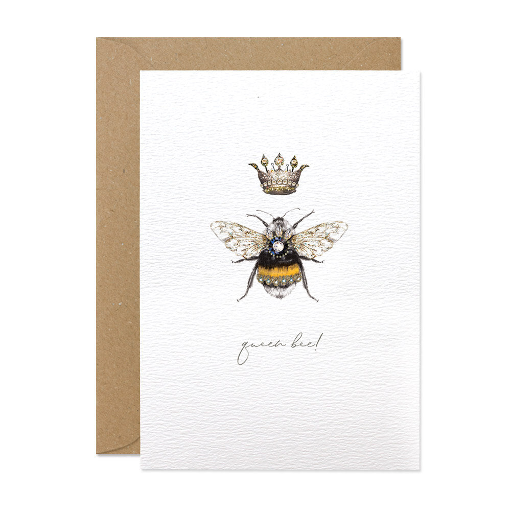 "Queen Bee" Greeting Card | Putti Celebrations 