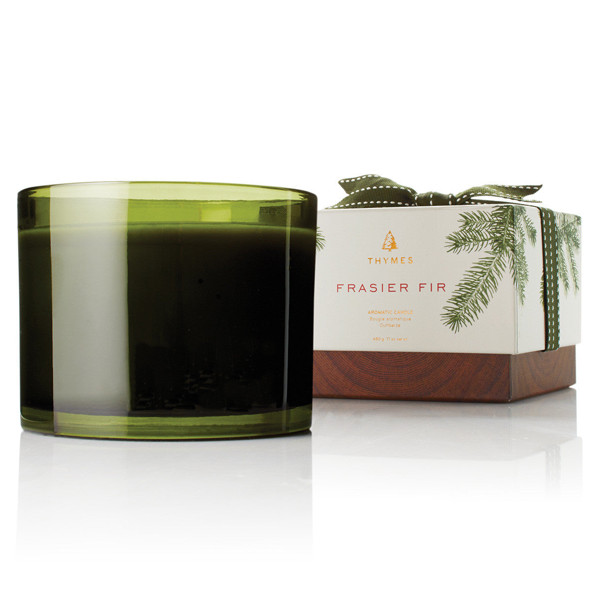  Thymes Frasier Fir Three Wick Candle, TC-Thymes Collection, Putti Fine Furnishings