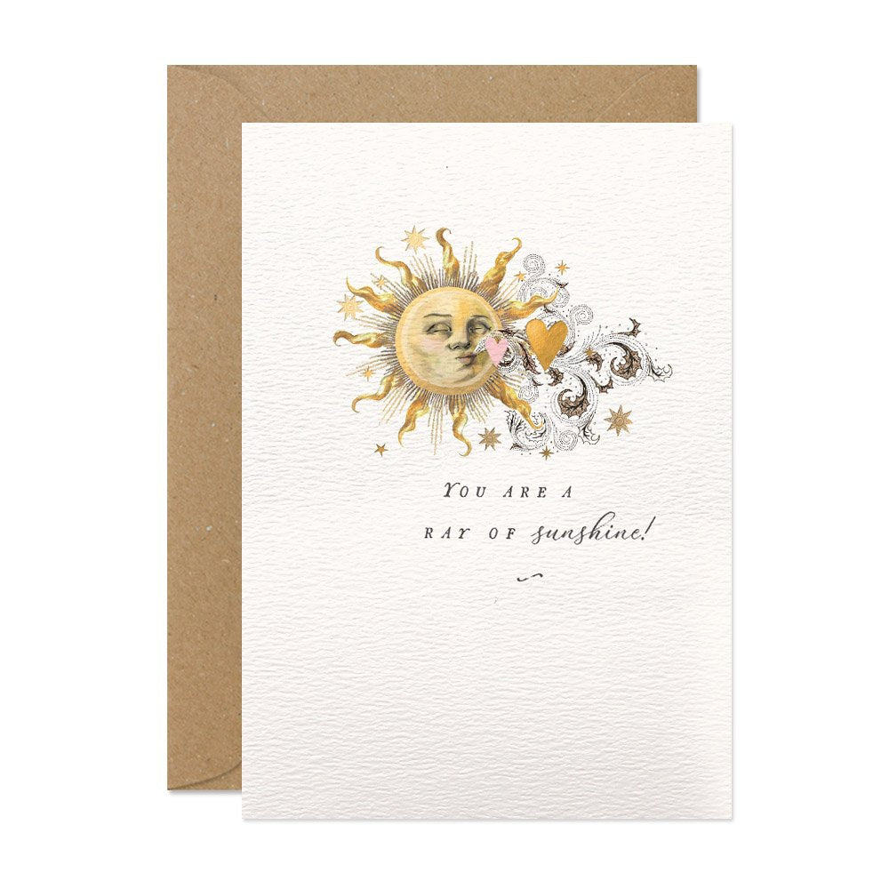 "You are a Ray of Sunshine" Greeting Card | Putti Celebrations 
