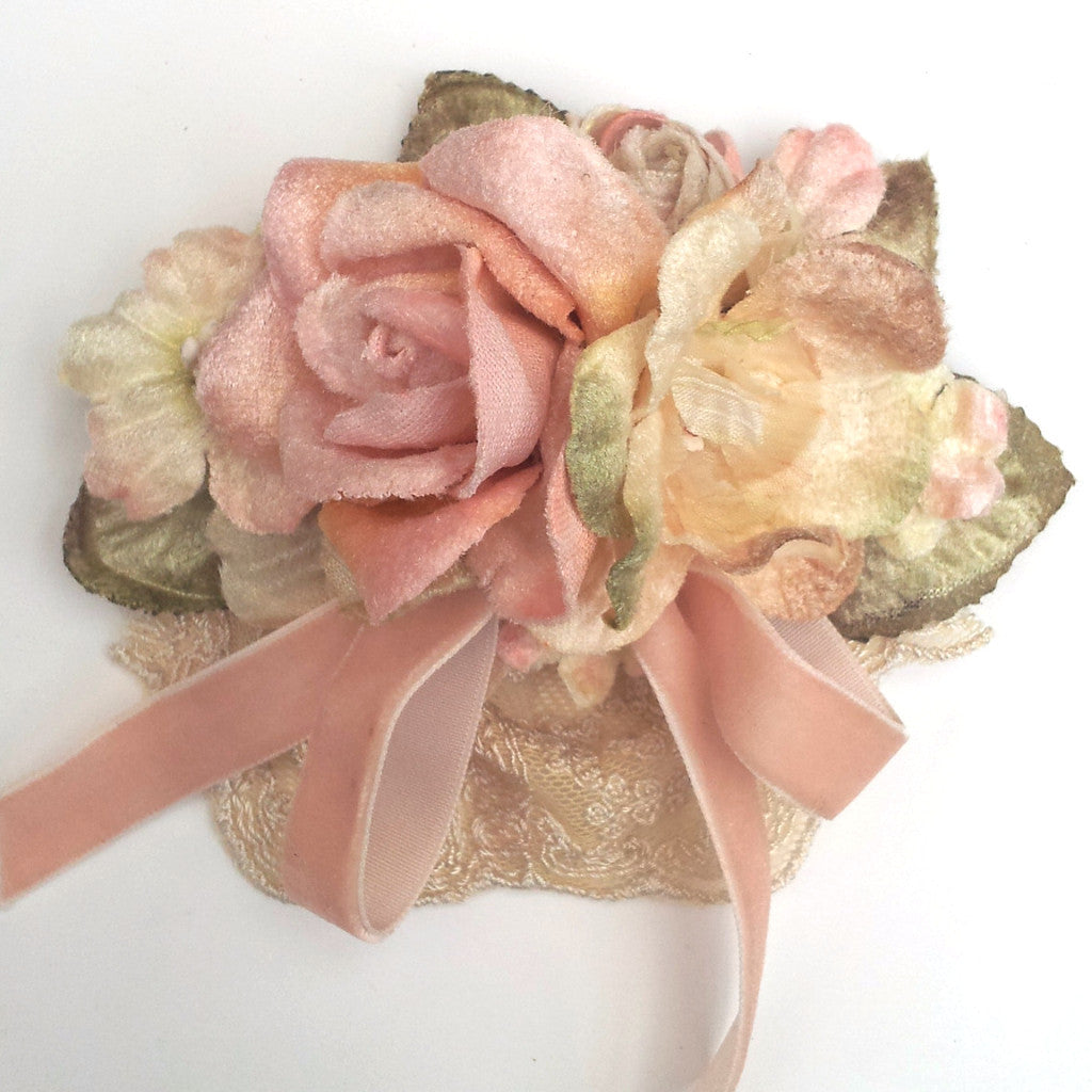  Miss Rose Sister Violet Rose Posy Clip, MRSV-Miss Rose Sister Violet, Putti Fine Furnishings