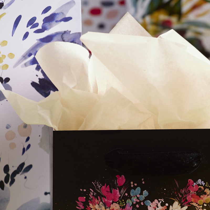 Cream Tissue Paper Pack of 8 | Putti Celebrations 