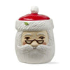 Merry Santa With Glasses Cookie Jar