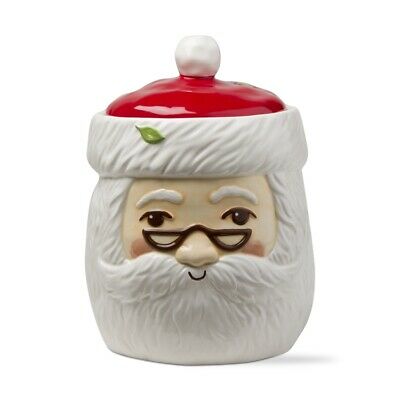 Merry Santa With Glasses Cookie Jar