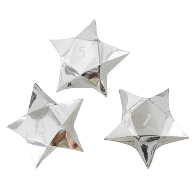 Silver Star Advent Calendar Boxes | Putti Christmas Celebrations