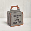 Recycled Canvas Beer Caddy - Six Pack, MB-Mona B - Design Home, Putti Fine Furnishings