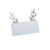 Ginger Ray Silver Glitter Antler Placecards  | Putti Canada