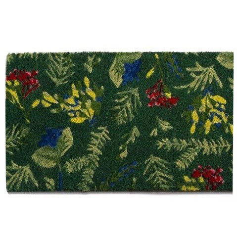 Tag Ltd. Winter Sprig Coir Doormat | Putti Christmas Door Mats 