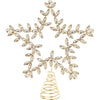 Mirrored Jewel Star Tree Topper on Gold Wire Frame