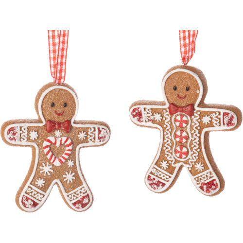 Gingerbread Men Ornaments | Putti Christmas Decorations 