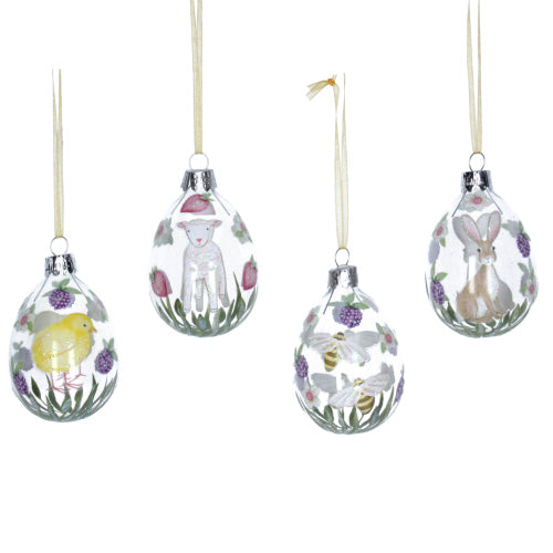 Glass Easter Egg Ornament | Putti Decorations Canada