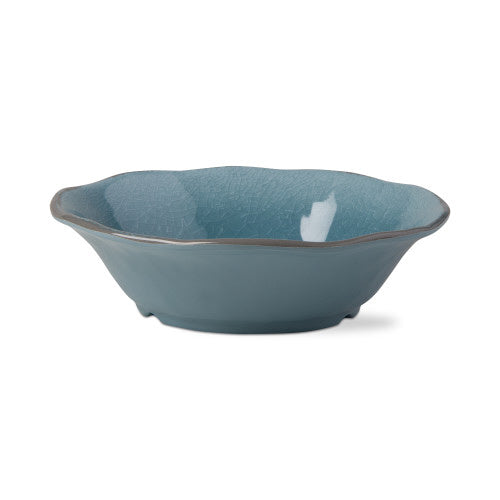 "Veranda" Bamboo Melamine Bowls set of 4 - Aqua