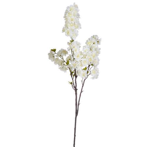 White Cherry Blossom Stem | Putti Fine Furnishings 