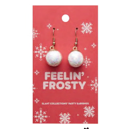 "Feeling Frosty" Snowball Party Earrings | Putti Fine Fashions 