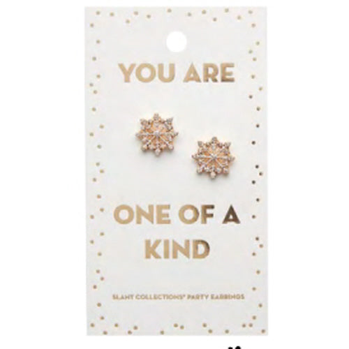 "You Are One of a Kind" Snowflake Party Earrings | Putti Fine Fashions 