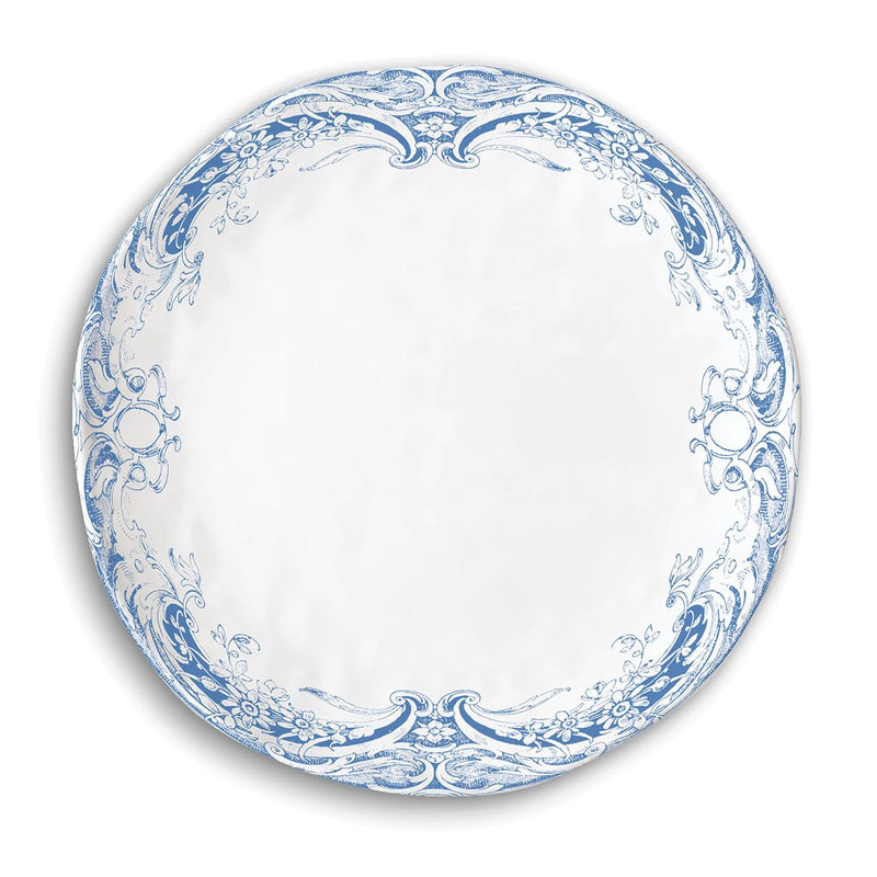 Michel Design Works Antique Scroll Melamine Dinner Plate