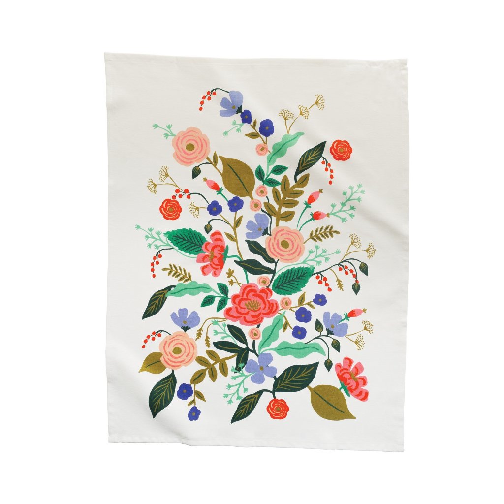 Rifle Floral Vines Tea Towel | Putti Fine Furnishings 