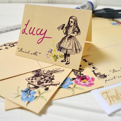 Truly Alice - Free Printable Placecards, TT-Talking Tables, Putti Fine Furnishings