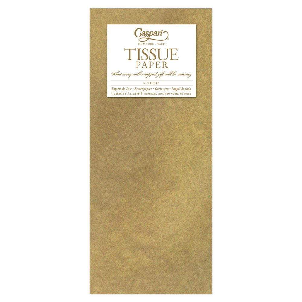Caspari Metallic Gold Christmas Tissue | Putti Christmas 