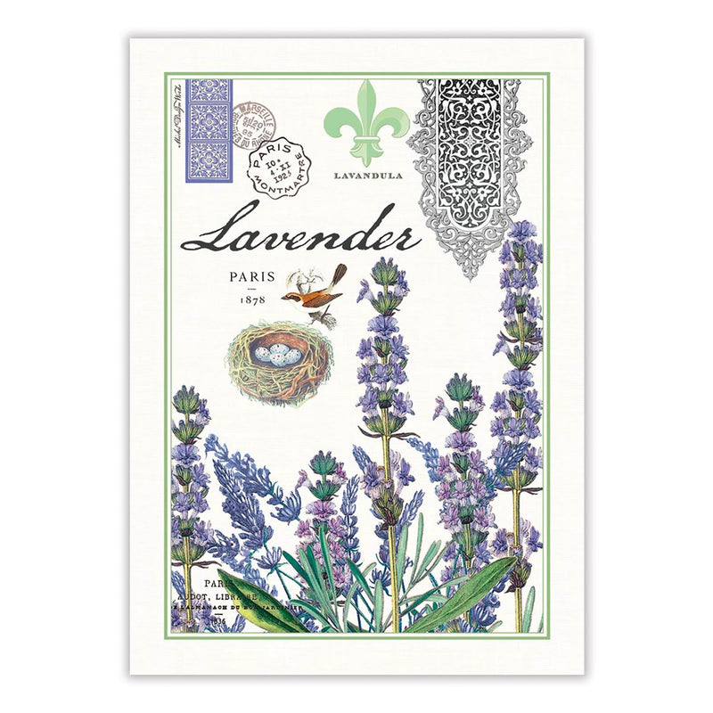 Michel Design Works "Lavender Rosemary" Kitchen Towel | Putti Fine Furnishings 