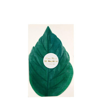 Meri Meri Rose Garden Leaf Paper Napkins | Le Petite Putti Canada