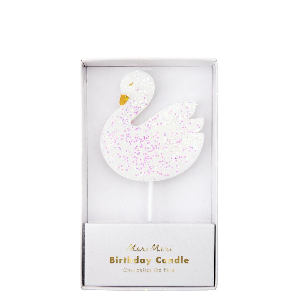 Meri Meri Large Swan Candle | Putti Celebrations Canada