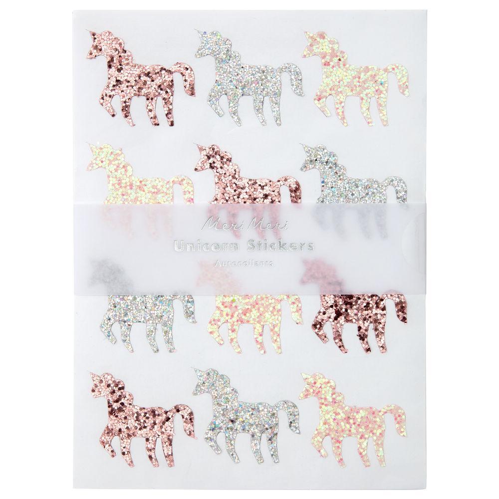 Meri Meri - Pink Glitter Alphabet Sticker Sheets