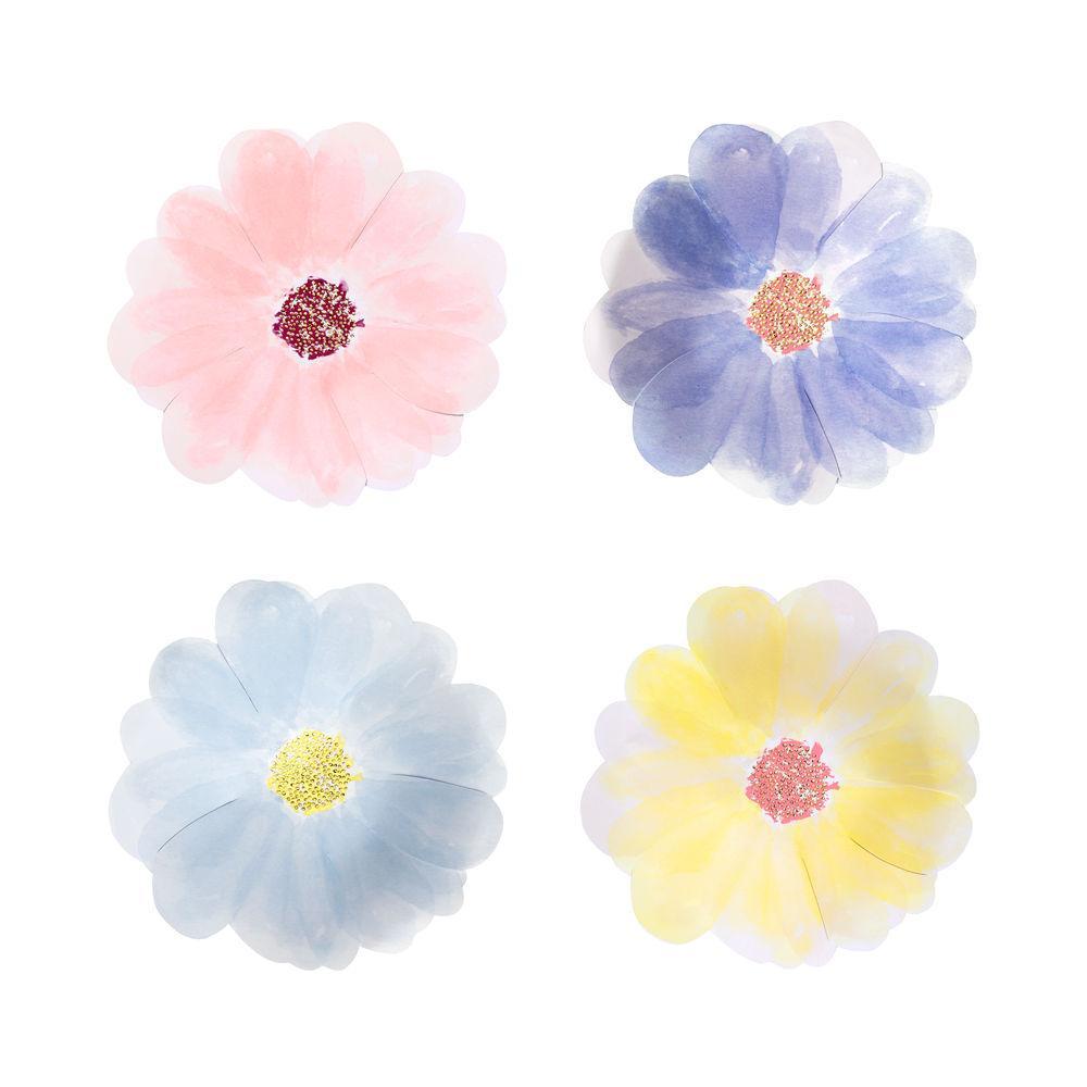 Meri Meri Flower Garden Paper Plates - Small | Putti Celebrations