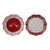  Red & White "Knitted Noel" Christmas Paper Plate, TT-Talking Tables, Putti Fine Furnishings