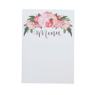 "Boho" Floral Menu Cards, GR-Ginger Ray UK, Putti Fine Furnishings