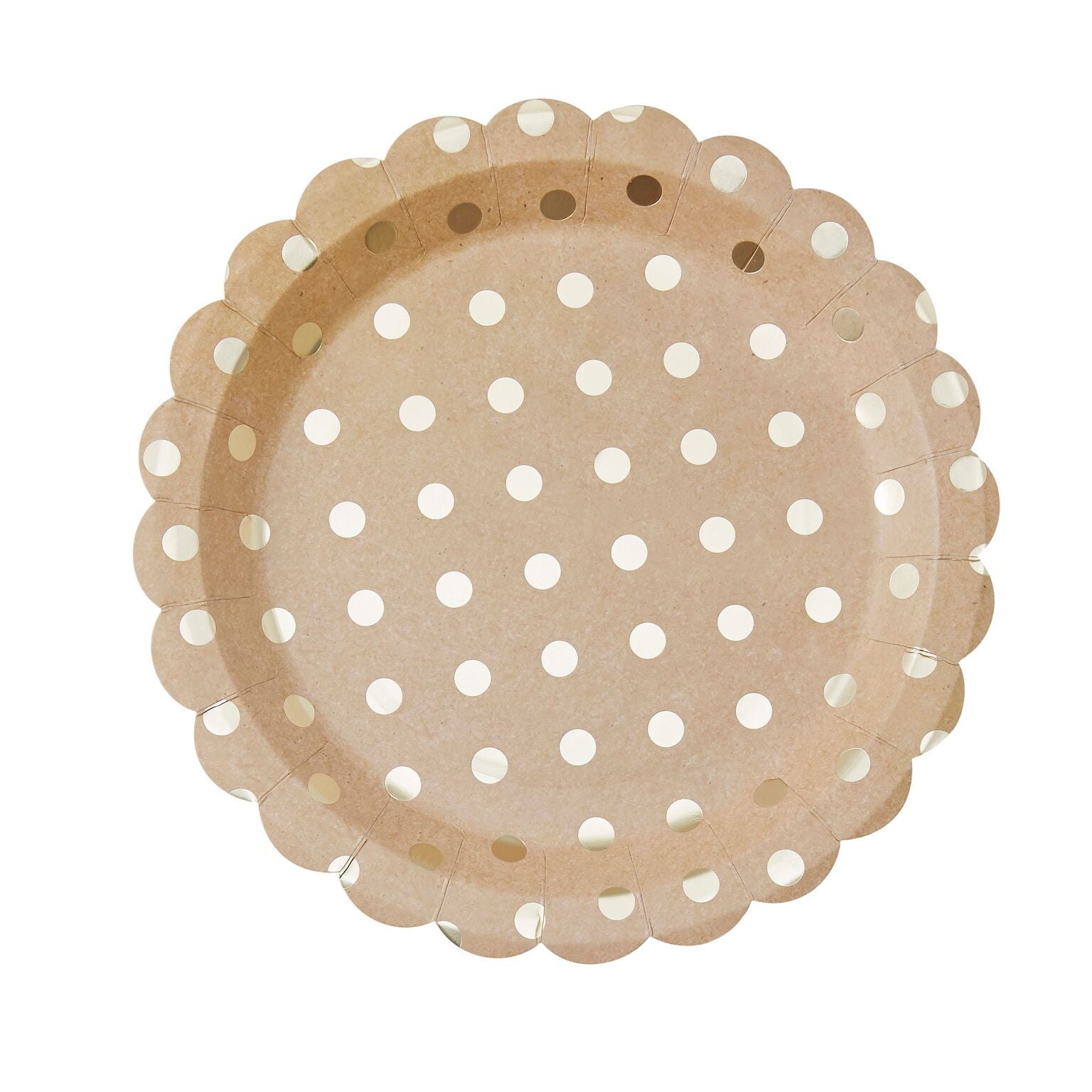 Gold dot paper sales plates