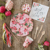 "Boho" Floral - Paper Plates -  Party Supplies - Ginger Ray UK - Putti Fine Furnishings Toronto Canada - 3