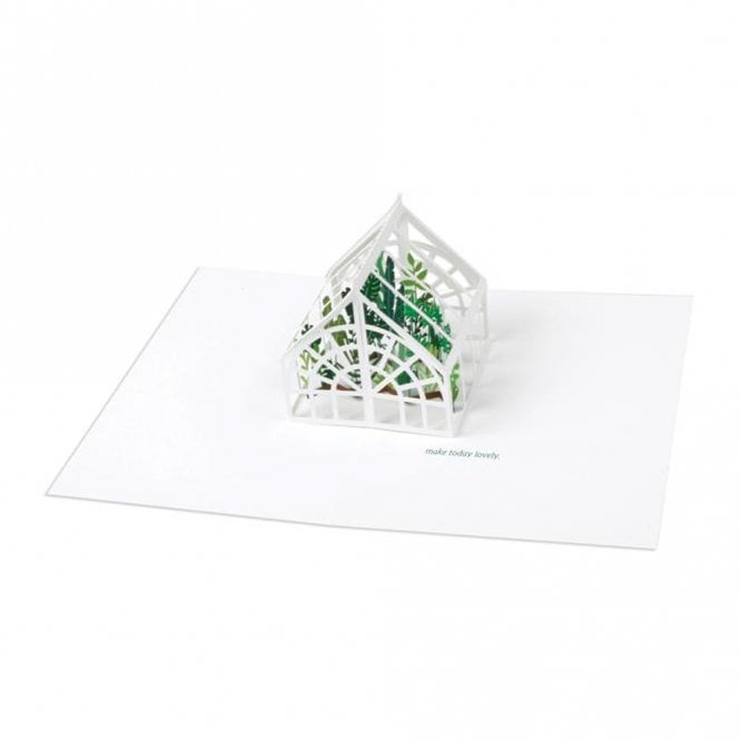 Up with Paper Luxe "Greenhouse" Pop Up Greeting Card | Putti Canada 