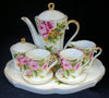 Pink Rose Miniature Tea Set, JLB-J L Bradshaws, Putti Fine Furnishings