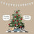  Sally Scaffardi Design "Merry Chrismas" Dogs and Tree Christmas Greeting Card