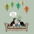 "Merry Kissmas" Dogs and Mistletoe Christmas Greeting Card