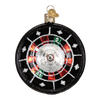 Old Word Christmas Roulette Wheel Glass Ornament - Putti Christmas Canada